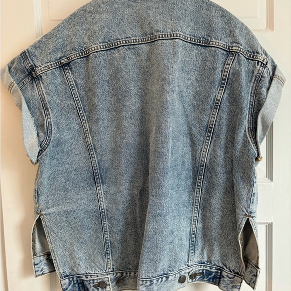 Frame short sleeve denim jacket - Picture 2 of 4